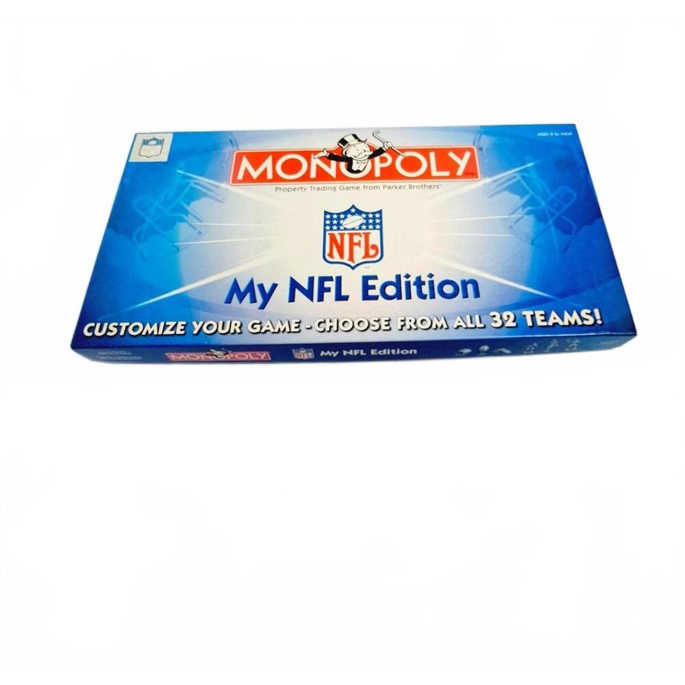 Monopoly My NFL Football Collector Edition Toy Board Game 2007‎